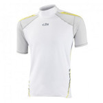Gill Herren Uv Sport Rash Vest   Kurzarm White Silver Größe: M
