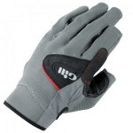 Gill Segelhandschuhe Deckhand Handschuhe - 3 Lange Finger grau Größe L