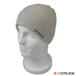 MOTIVEX Mütze, Beanie aus Polartec Micro-Fleece Farbe: seidengrau Grösse L-XL
