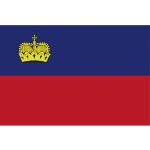 Flagge Sb Liechtenstein 30x45cm