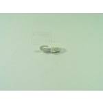 Kunststoffhaken f.4mm  WEISS  (10-Stück-Packung) Kunststoffhaken F.4mm Weiss (10 Stück Packung)