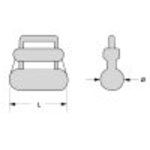 Göhlrutscher mit Edelstahl-Bügel 5/16'' (10er Pack) Göhlrutscher Mit Edelstahl Bügel 5/16'' (10er Pack)