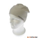 Motivex Mütze, Long Beanie Aus Polartec Micro Fleece Farbe: Seidengrau Grösse S M
