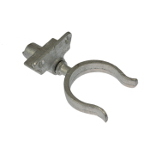 Ruderdolle Stahl 80mm Verzinkt Incl. Halter 